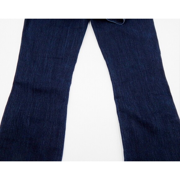 Levi's Denizen Women's Denim Dark Wash Jeans SZ 2 Raw Edge Curvy Boot Cut - Picture 4 of 11